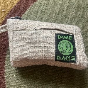 Vintage hemp stash bag hippie party stoned